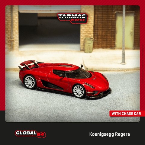 ���� T64G-TL017-RE Tarmac Works 1/64 �����˥����� Koenigsegg Regera Red Metallic 