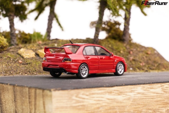 予約 Fiber Run FR 1/64 三菱 ランサー エボリューション Mitsubishi