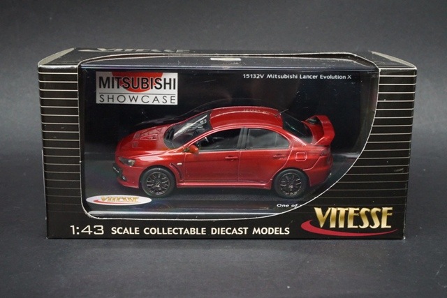 1/43 三菱　ランサーGSRエボリューション　初代ランエボ　レッド　ミニカー 京商 1/43 三菱 ランサー エボリューション X GSR レッド : 寝具