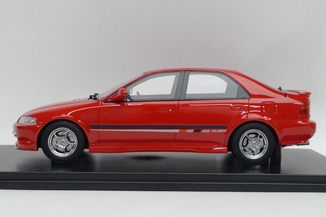 赤いハッチバックミニカー eg6 civic honda 新品 LCD 1/18 ホンダ シビック Honda EG6 SiR（SiRII） レッド