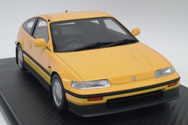 17B09-08 onemodel 1/18 ۥ CRX (EF7) CR-X Barnados Yellow