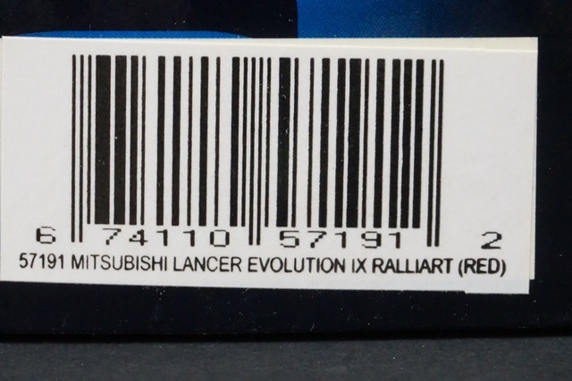 1/43 オートアート 57191 三菱 ランサー エボリューション Ⅸ ラリー