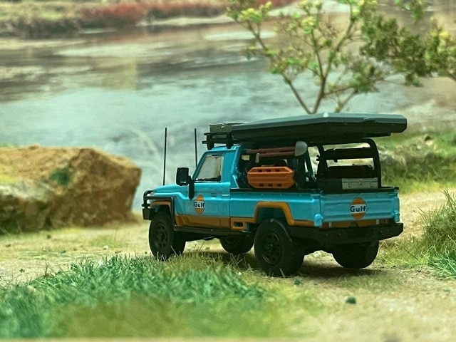 ͽ  Autobots models 1/64 ȥ西 Land Cruiser LC79 Single Cabin Pickup ɥ롼ȥå Gulf