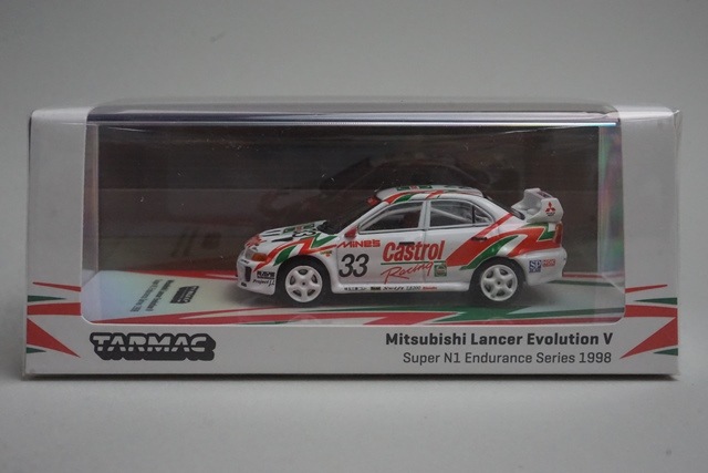 新品 T64-012-98ST33 Tarmac Works 1/64 三菱 Lancer Evolution V
