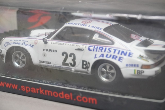 ミニカー　PORSCHE 911 カレラ 1/43 スパーク S6633 ポルシェ 911 カレラ RS 3.0 モンテ カルロ 1976
