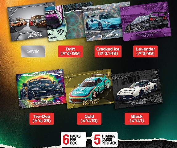 新品 TC-LBC-02 Tarmac Works TARMAC CARDS Liberty Walk Collection