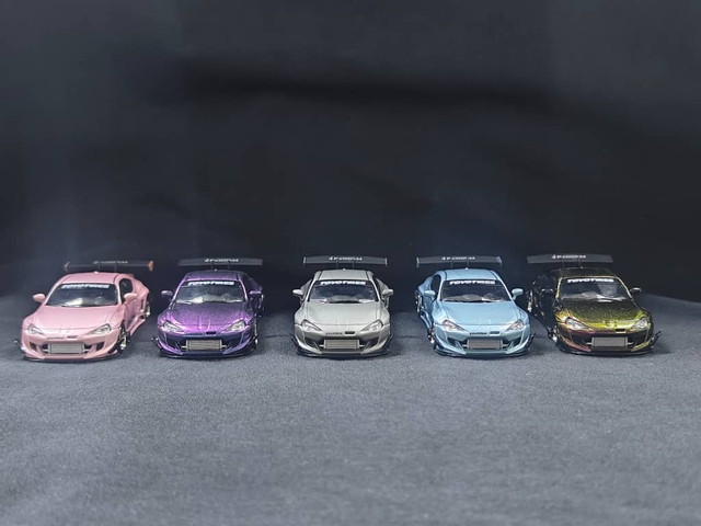 新品 MJ Model 1/64 Pandem 86 / GT86 Rocket Bunny V3.0 Ice Blue