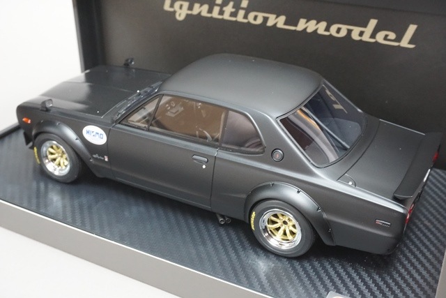 1/18 �����˥å�����ǥ� IG2021 ���� �������饤�� 2000 GT-R (KPGC10) Matte �֥�å�