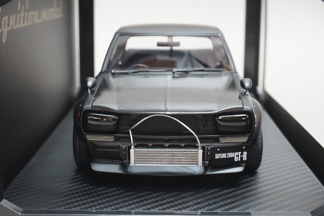 1/18 �����˥å�����ǥ� IG2021 ���� �������饤�� 2000 GT-R (KPGC10) Matte �֥�å�