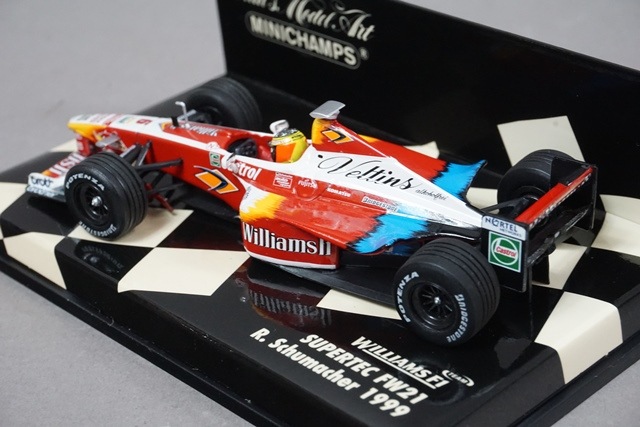 1/43 ミニチャンプス 430990006 ウィリアムズ FW21 1999 R