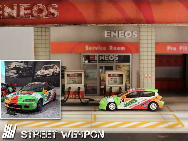 新品 SW Street Weapon 1/64 EG6 A/ JACCS Livery, Boost Gear