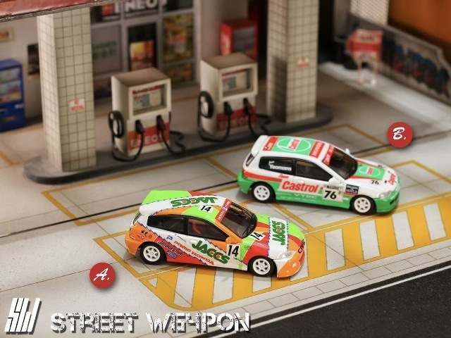 新品 SW Street Weapon 1/64 EG6 A/ JACCS Livery, Boost Gear