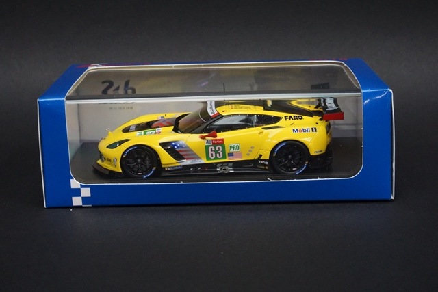 1/43 スパーク S7030 シボレー Corvette C7.R #63 Corvette Racing 24H