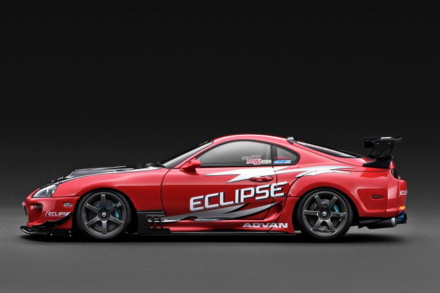 ͽ�� IG3883 �����˥å�����ǥ� 1/18 �ȥ西 Toyota Supra RZ (JZA80) ORIDO-STREET Ver.2 Red 