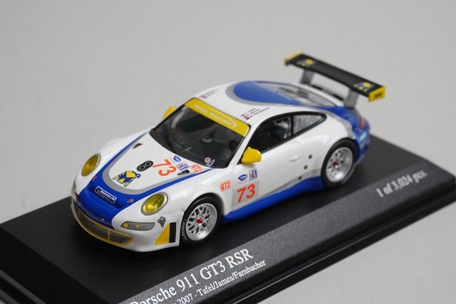 1/64 ミニチャンプス 640076473 ポルシェ 911 GT3 RSR セブリング 12H