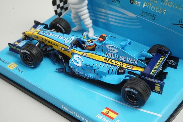 1/43 ミニチャンプス ミシュラン特注 ルノー F1チーム R25 2005