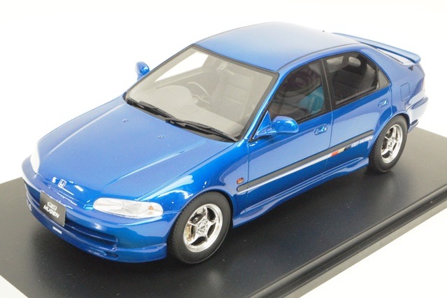 新品17C01-16 onemodel 1/18 ホンダ Civic EG9 無限 Captiva Blue