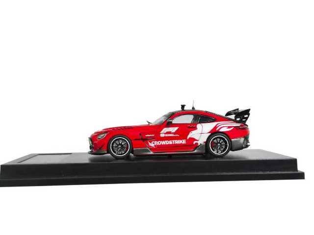 新品 MJ Model 1/64 AMG GT Black Series Red セーフティカー Safty