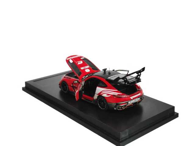 新品 MJ Model 1/64 AMG GT Black Series Red セーフティカー Safty