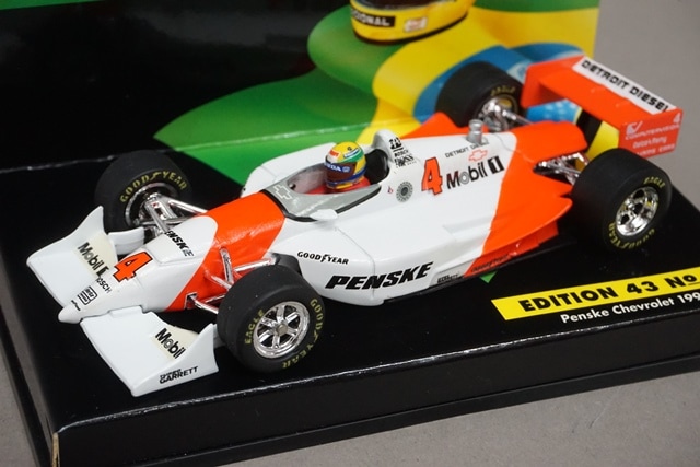 1/43 ミニチャンプス ペンスキー シボレー 1993 A.セナ #4 ASC No.4