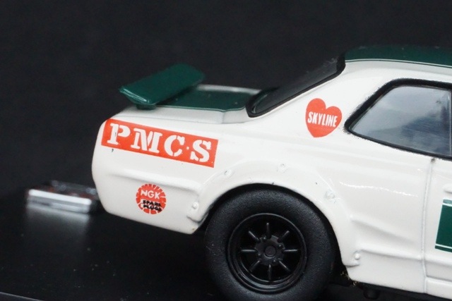 1/43 京商 03022G 日産 スカイライン 2000GTR レーシング グリーン #8