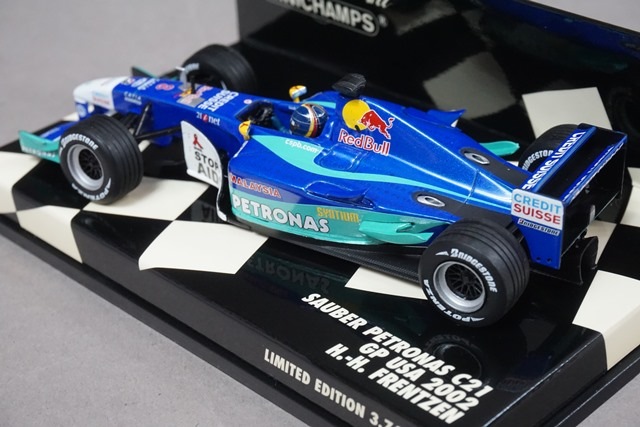 1/43 ミニチャンプス 400020108 ザウバー ペトロナス C21 2002
