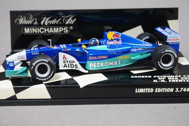 1/18 ミニチャンプス　ザウバーC24 J.ヴィルヌーブ Yahoo!オークション -「ザウバーペトロナスc24」(自動車