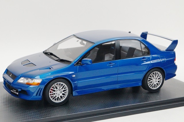新品18B02-02 onemodel 1/18 三菱 ランサー EVO VII フレンチブルー