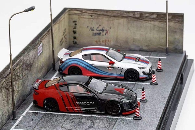 ͽ  HKM Value 1/64 ޥƥ Maserat Gran Turismo Stadale ȥ GTS Silver martini