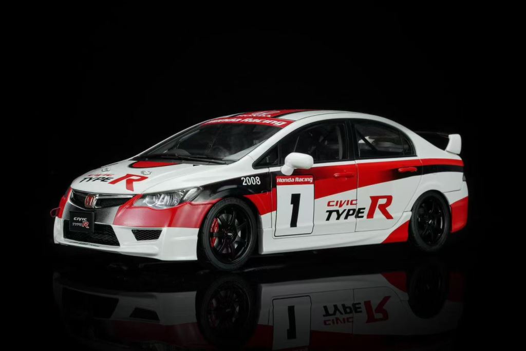 ͽ�� M85419 �⡼�����إ�å��� 1/18 �ۥ�� Civic TYPE R (FD2) #1 2012 Japan One Make Race 