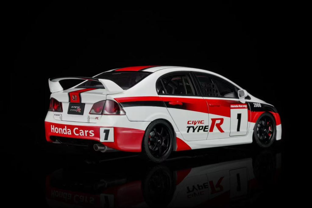 ͽ�� M85419 �⡼�����إ�å��� 1/18 �ۥ�� Civic TYPE R (FD2) #1 2012 Japan One Make Race 