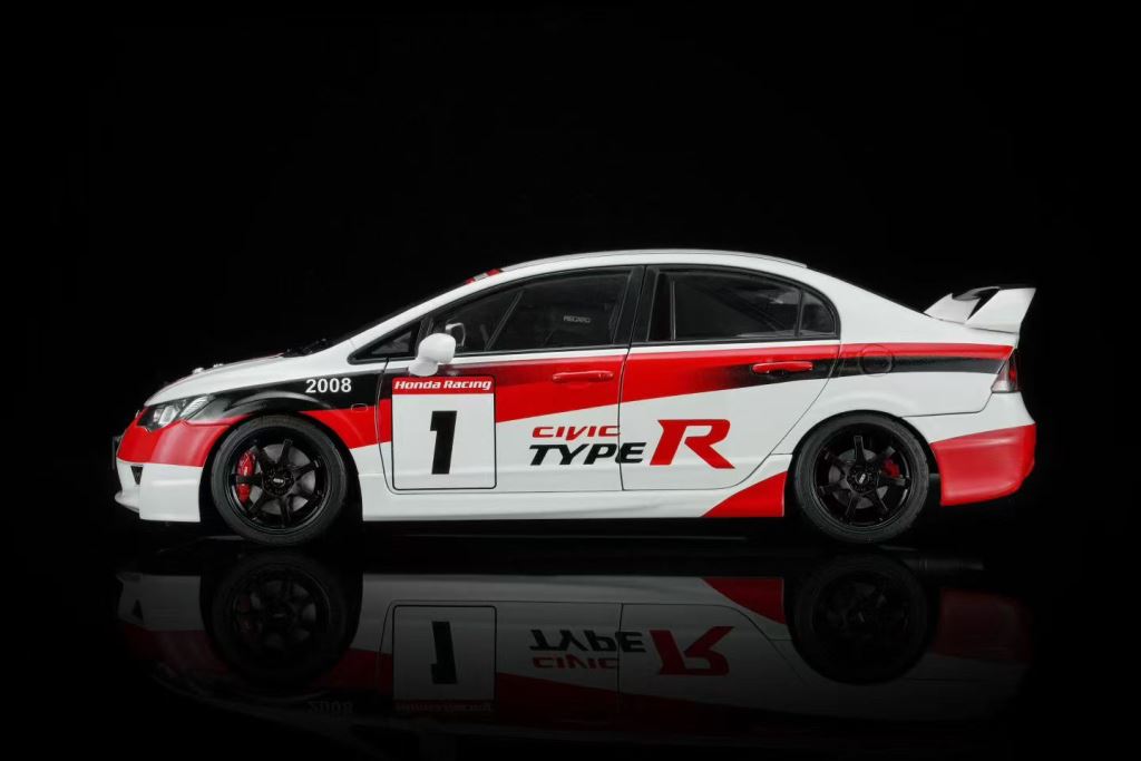 ͽ�� M85419 �⡼�����إ�å��� 1/18 �ۥ�� Civic TYPE R (FD2) #1 2012 Japan One Make Race 