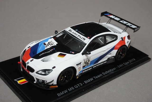 【Spark】BMW M6 GT3 2019 バサースト12時間 Spark 1:43 BMW M6 GT3 #101 24h Nürburgring 2019 Walkenhorst