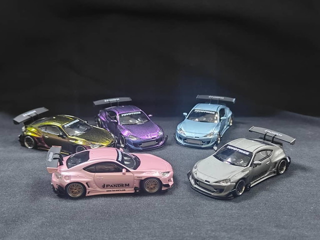 新品 MJ Model 1/64 Pandem 86 / GT86 Rocket Bunny V3.0 Pink, Boost