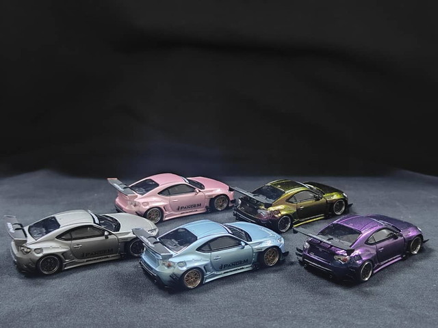 新品 MJ Model 1/64 Pandem 86 / GT86 Rocket Bunny V3.0 Pink, Boost