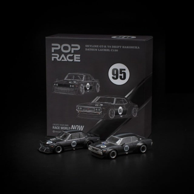予約 PR640351 PR640352 POP RACE 1/64 日産 LAUREL ローレル