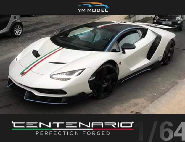 予約 YM model 1/64 ランボルギーニ センテナリオ Lamborghini