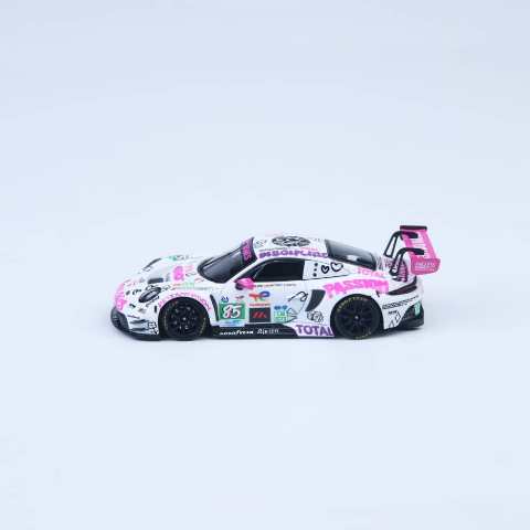 新品 SR STAR RACE 1/64 ポルシェ Porsche 911 GT3 R Racing Car White