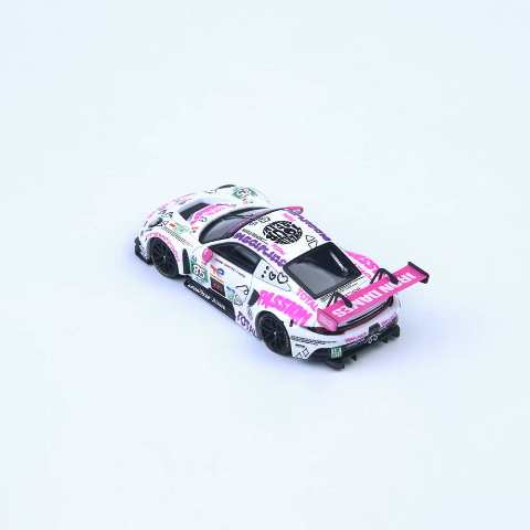 新品 SR STAR RACE 1/64 ポルシェ Porsche 911 GT3 R Racing Car White