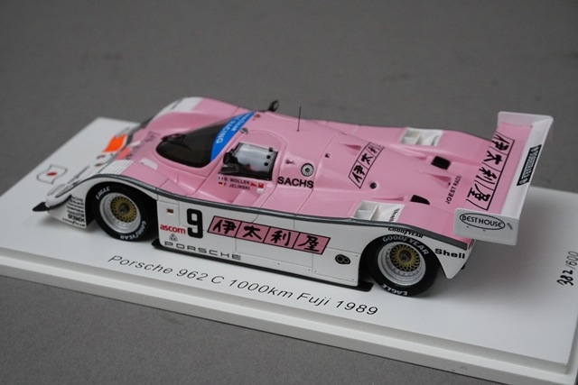 1/43 スパーク SJ082 ポルシェ 962C 1000km 富士 1989 #9 B.ウォレク