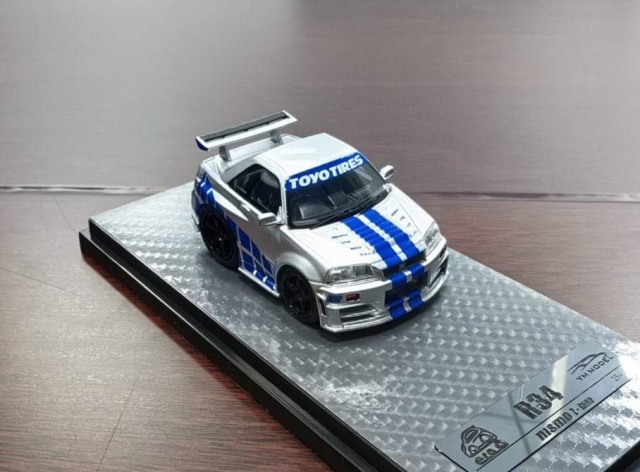 予約 ERAQ X YM model 1/64 Qモデル R34 Z-TUNE Silver with Blue
