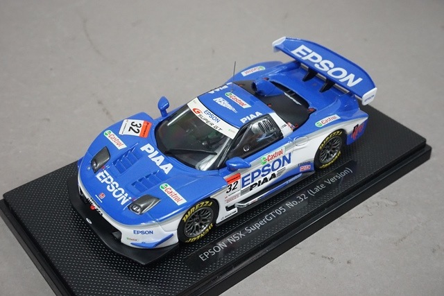 1/43 エブロ 43764 ホンダ エプソン NSX スーパーGT 2005 後期型