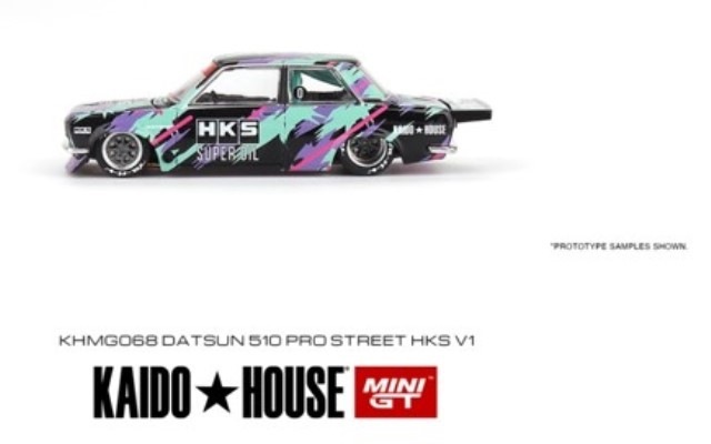 新品 KHMG068 TSM MINI-GT 1/64 日産 ダットサン KAIDO 510 プロ