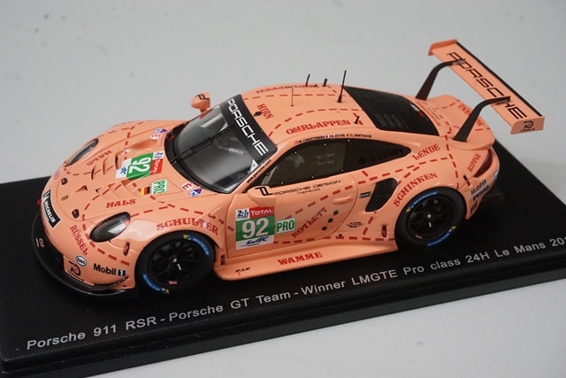 1/43 スパーク S7033 ポルシェ 911 RSR GT チーム LMGTE プロクラス