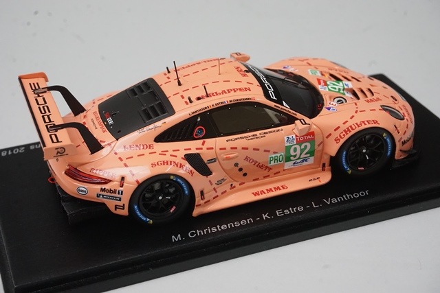 1/43 スパーク S7033 ポルシェ 911 RSR GT チーム LMGTE プロクラス