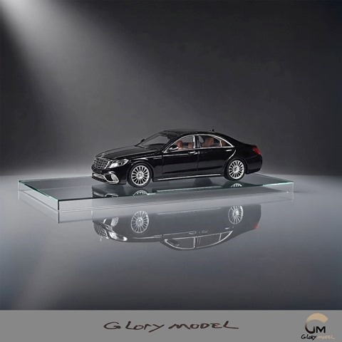 新品 Glory Model 1/64 ベンツ Benz S65 AMG W222 Black, Boost Gear