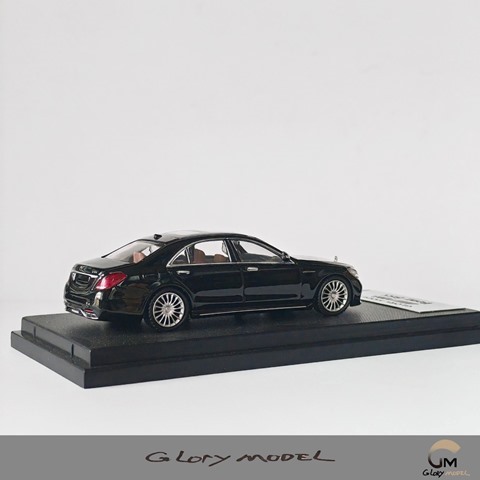 新品 Glory Model 1/64 ベンツ Benz S65 AMG W222 Black, Boost Gear