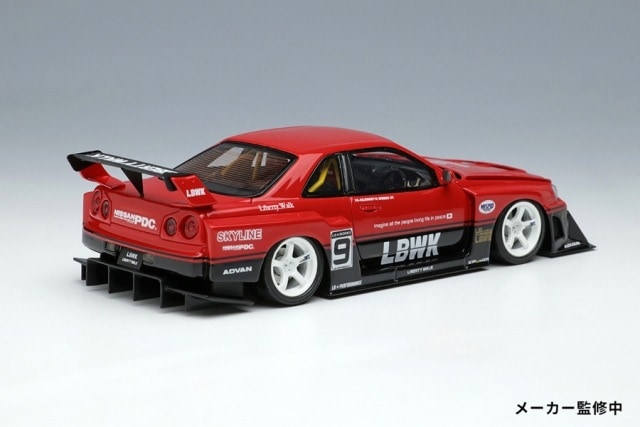 直筆サイン　アイドロン 1/43 LB-ER34 スーパーシルエットスカイライン アイドロン 1/43 LB-ER34 スーパーシルエット スカイライン 東京