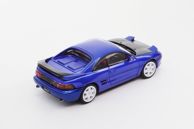 新品 LL-003-7 DCT 1/64 トヨタ Toyota MR-2 Blue Carbon Cover (RHD