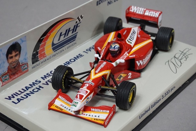 未開封　ウィリアムズ　FW20　HHフレンツェン　#2　限定品　マテル　１／１８ 1/43 ミニチャンプス 511984392 ウィリアムズ F1 メカクローム 1998